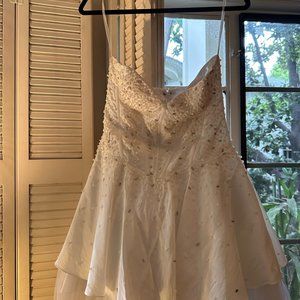 White Homecoming Dress